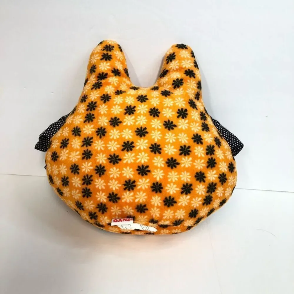 ganz bellapops bat plush stuffed animal hw10667‎ halloween black orange vampire